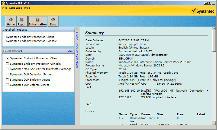 Information Page